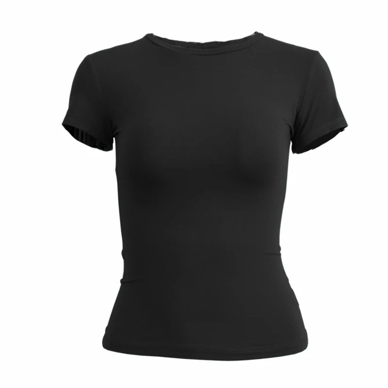 Short Sleeve Slim Fit Tops