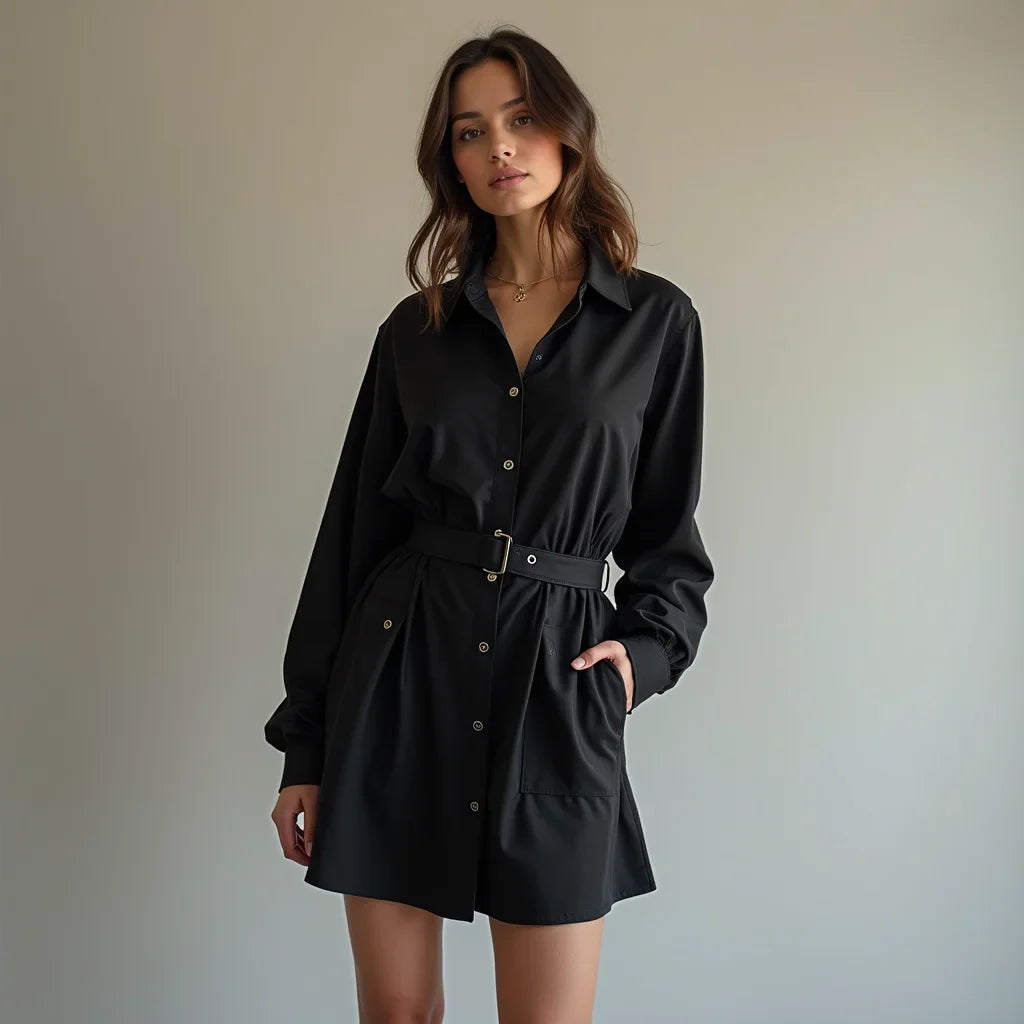 Long Sleeve Streetwear Dresses - Urban Chic Styling for Long Sleeve Streetwear Dresses