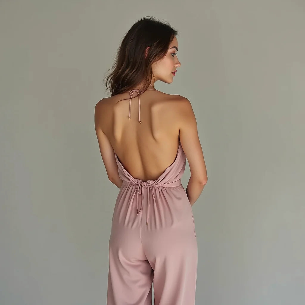 Backless High Waisted Jumpsuit - Backless High Waisted Jumpsuit Styling Tips for Impact