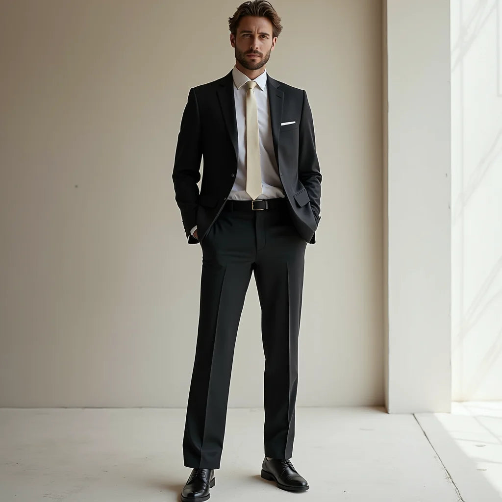 Minimally Styled Suit Pants - Minimally Styled Suit Pants for a Modern Wardrobe Upgrade