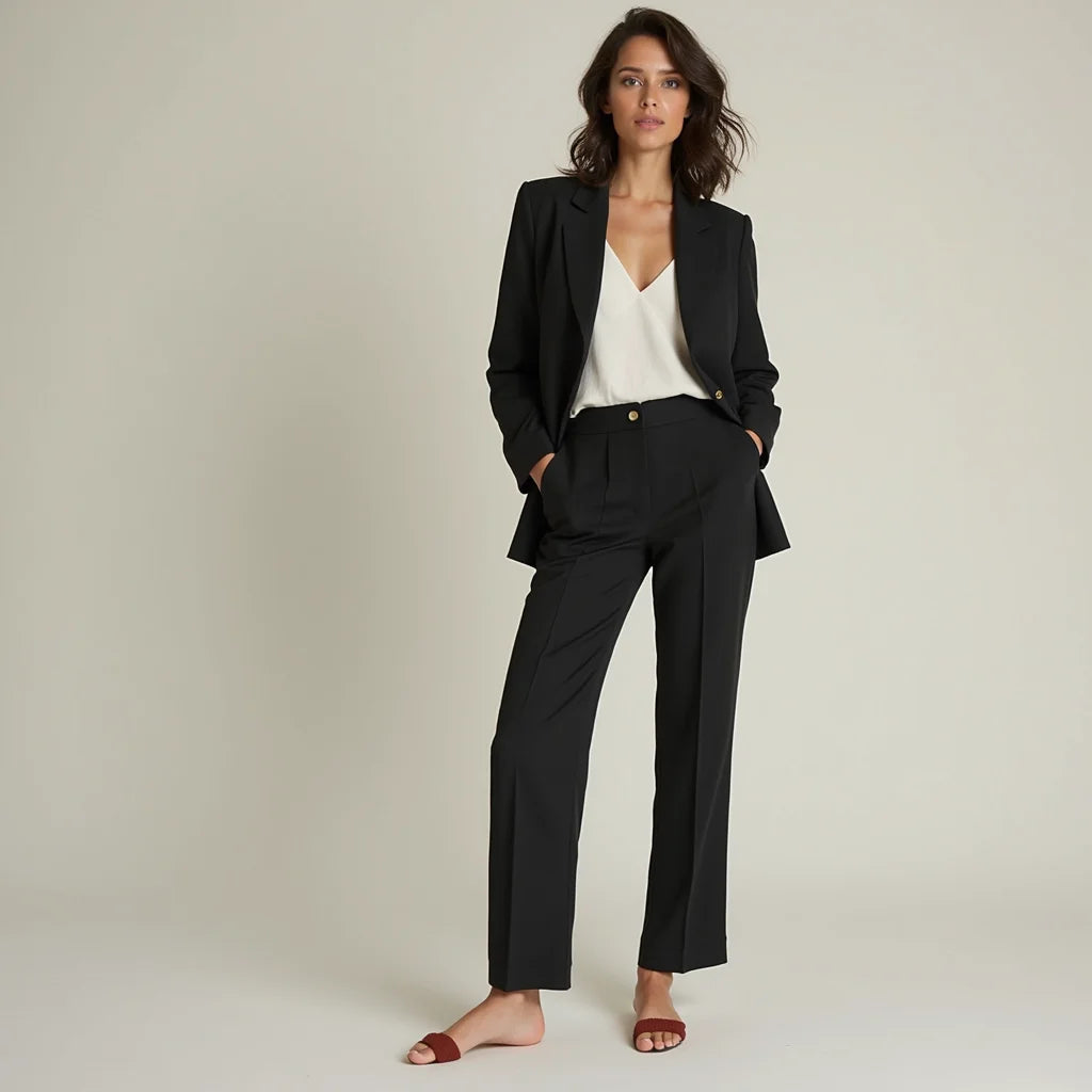 Stacked Pants Two Piece Set - Master the Stacked Pants Two Piece Set for Modern Elegance
