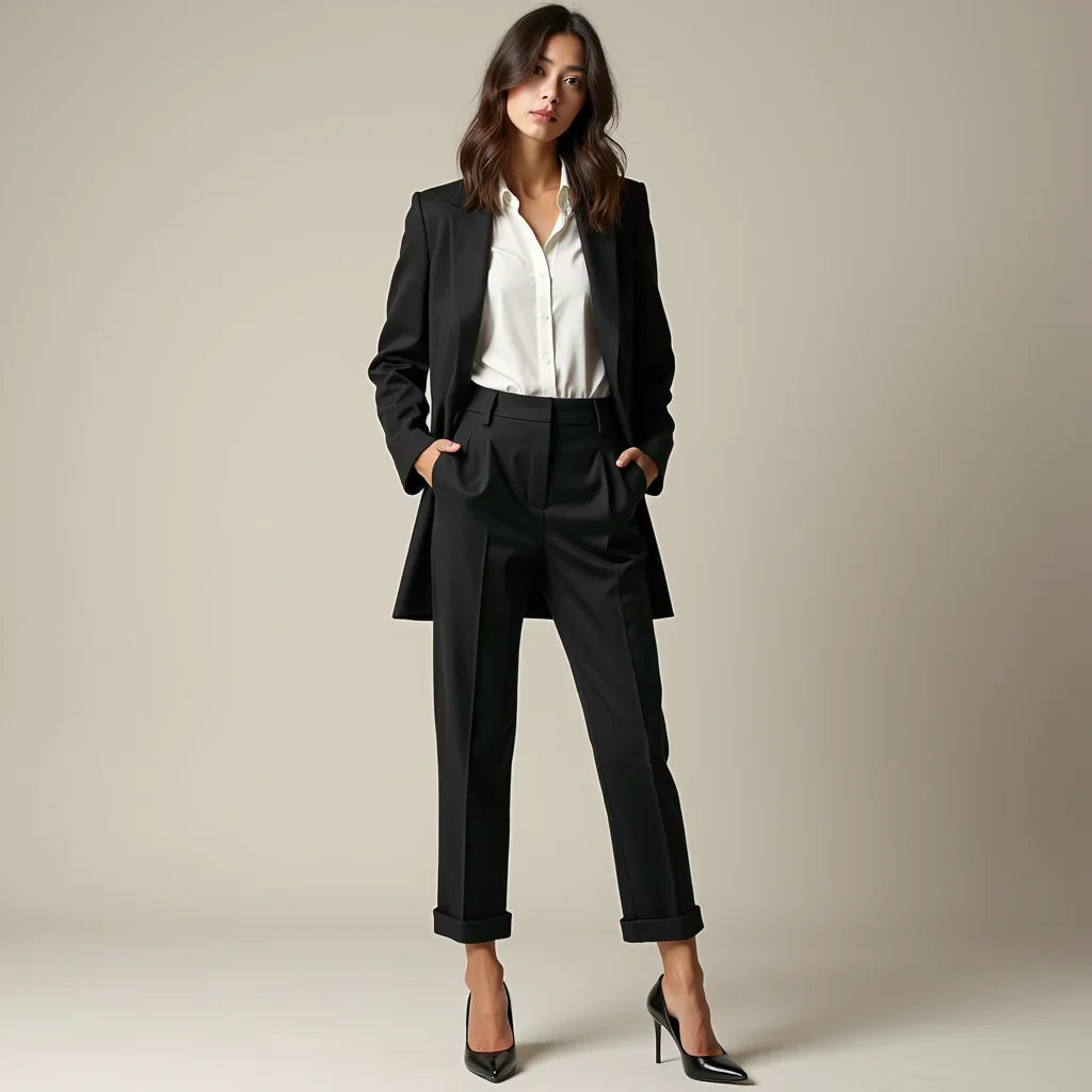 High Waist Cuffed Pants - Flattering High-Waisted Cuffed Pants: Fit, Fabric, Finish