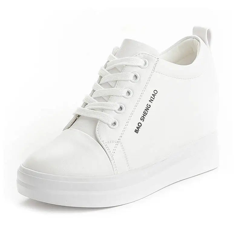 Spring and Autumn Waterproof Wedges - Casual Shoes Platform Sneakers