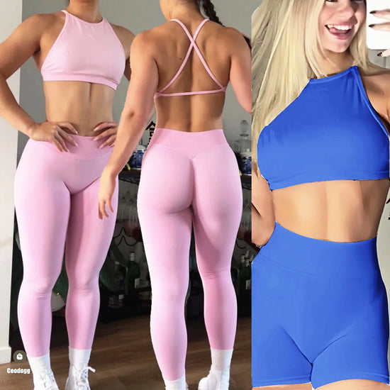 Dynamic High Neck Yoga Set