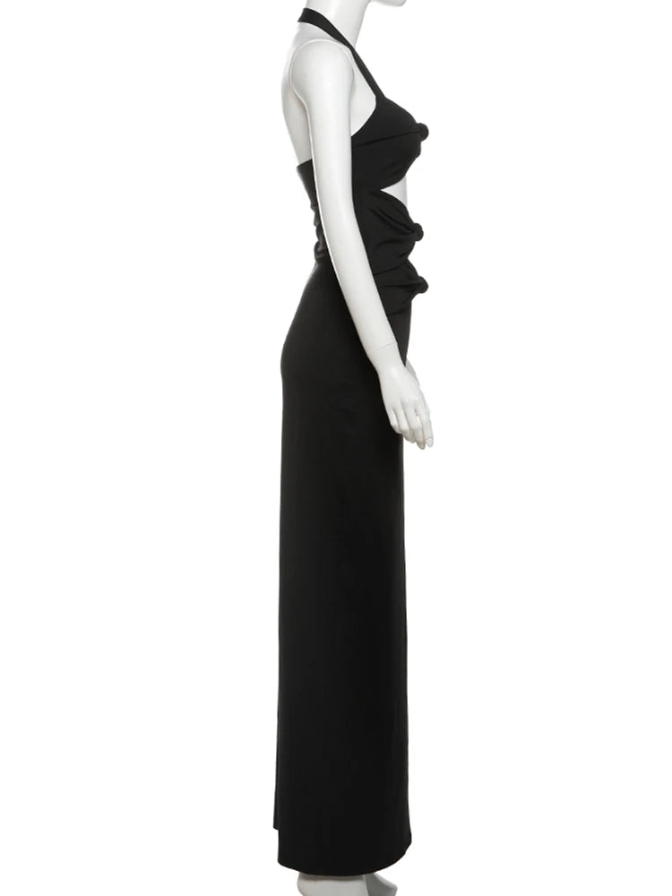Hollow Out Women Maxi Dresses
