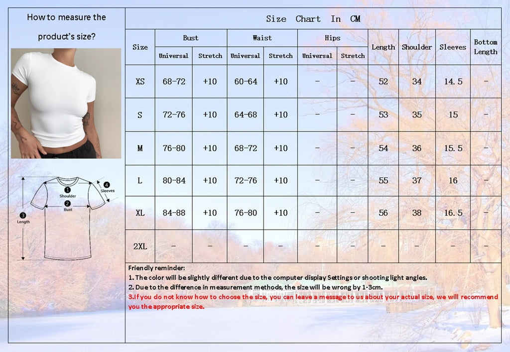 Short Sleeve Slim Fit Tops