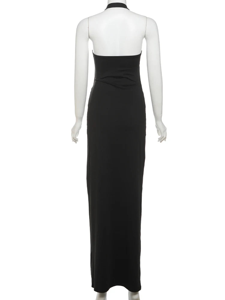 Hollow Out Women Maxi Dresses