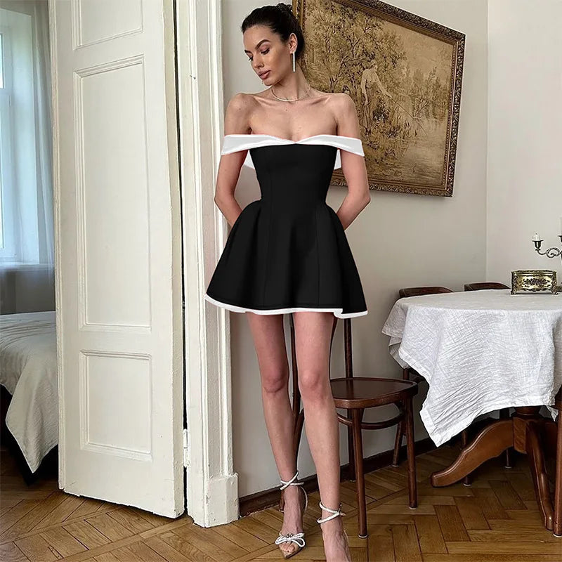 Strapless Sexy Mini Dress Women