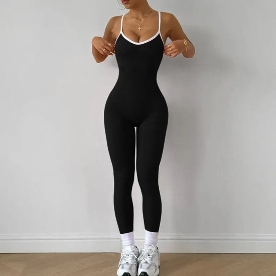 Sporty Elastic Bodysuit