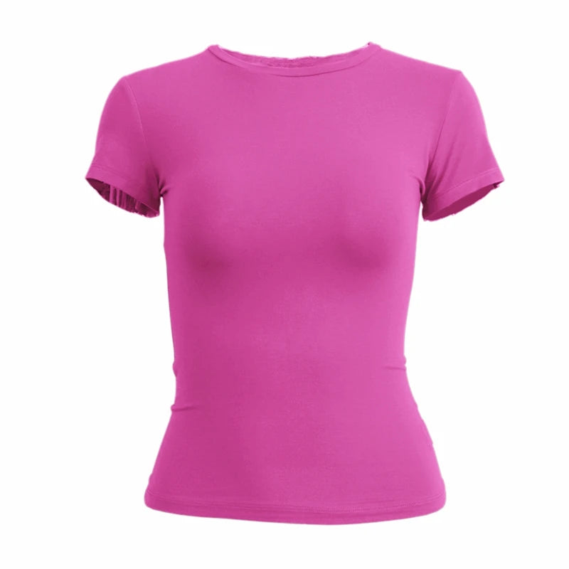 Short Sleeve Slim Fit Tops