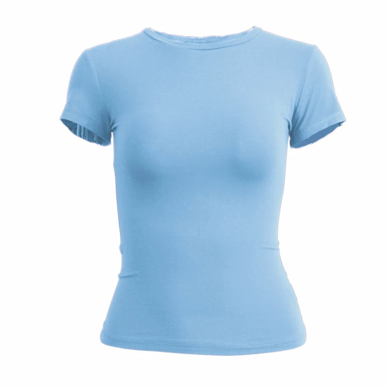 Short Sleeve Slim Fit Tops