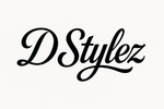 D Stylez in a bold and sophisticated cursive font
